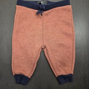 7 For All Mankind Baby Jogger 0-3mos Orange With Blue Detail